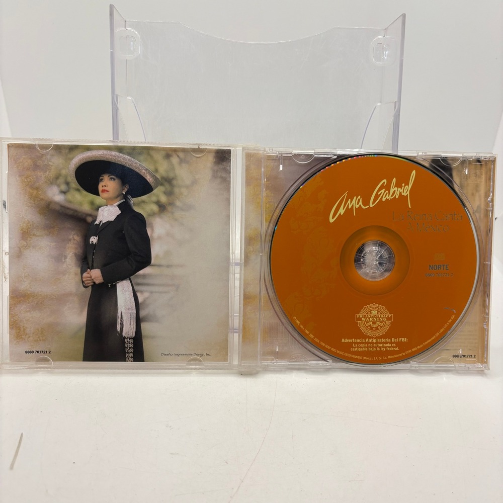 Ana Gabriel La Reina Canta A Mexico CD 2006 Sony BMG 88697017212 Norte Ranchera - Picture 3 of 3